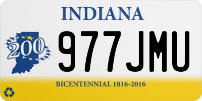IN license plate 977JMU