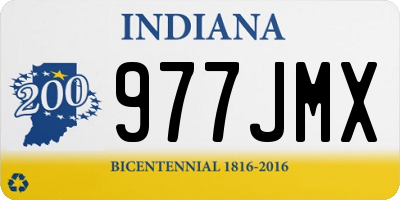 IN license plate 977JMX