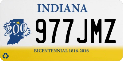 IN license plate 977JMZ