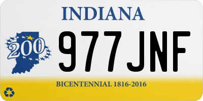 IN license plate 977JNF