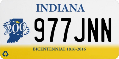 IN license plate 977JNN