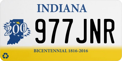 IN license plate 977JNR