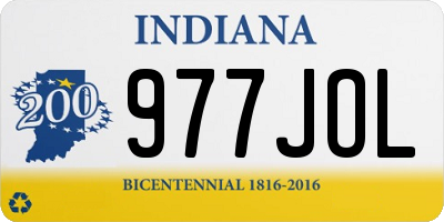 IN license plate 977JOL