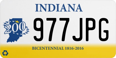 IN license plate 977JPG