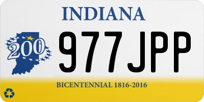 IN license plate 977JPP