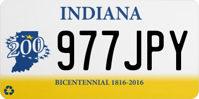IN license plate 977JPY