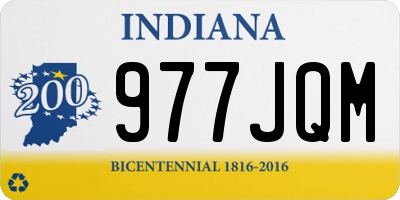 IN license plate 977JQM