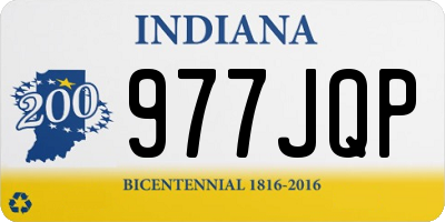 IN license plate 977JQP