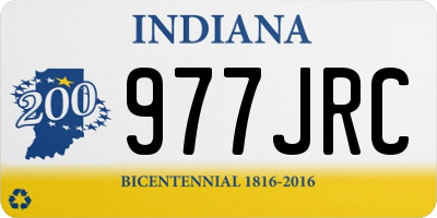 IN license plate 977JRC