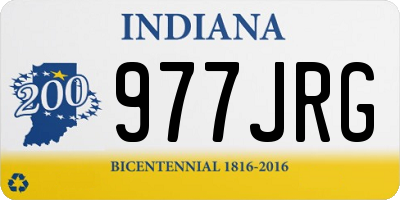IN license plate 977JRG