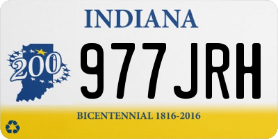 IN license plate 977JRH
