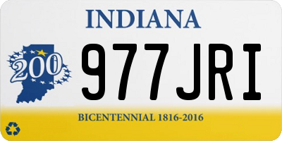 IN license plate 977JRI