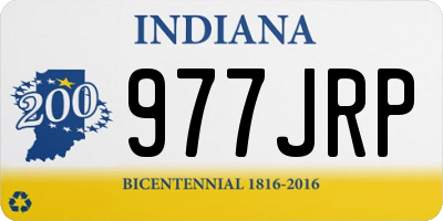 IN license plate 977JRP