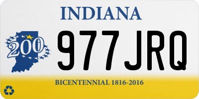 IN license plate 977JRQ