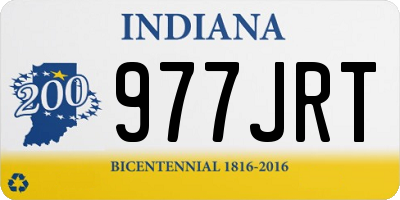 IN license plate 977JRT