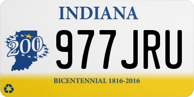 IN license plate 977JRU