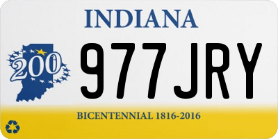 IN license plate 977JRY