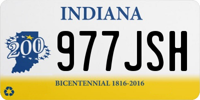 IN license plate 977JSH