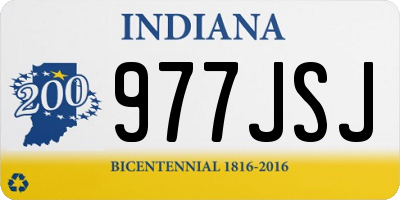IN license plate 977JSJ