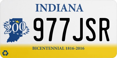 IN license plate 977JSR