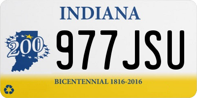 IN license plate 977JSU