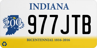 IN license plate 977JTB