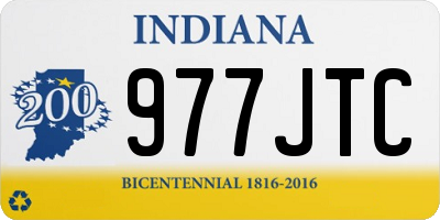 IN license plate 977JTC