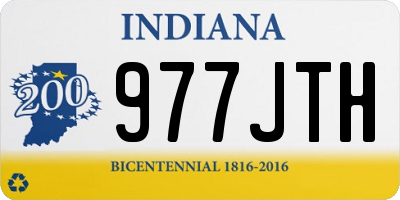 IN license plate 977JTH