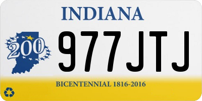 IN license plate 977JTJ
