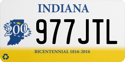 IN license plate 977JTL