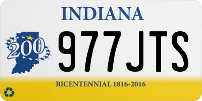 IN license plate 977JTS