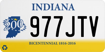 IN license plate 977JTV