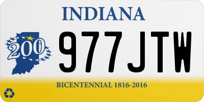 IN license plate 977JTW