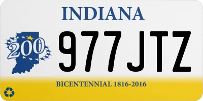 IN license plate 977JTZ