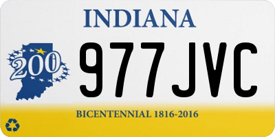 IN license plate 977JVC
