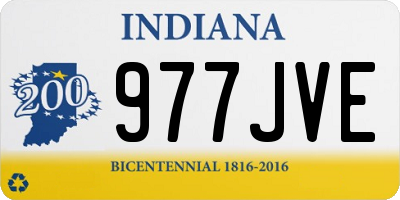 IN license plate 977JVE