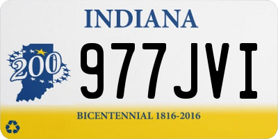 IN license plate 977JVI