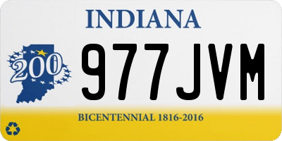 IN license plate 977JVM