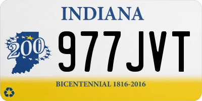 IN license plate 977JVT