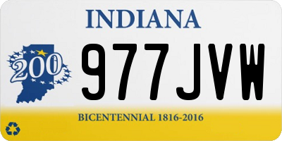 IN license plate 977JVW