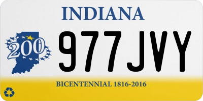 IN license plate 977JVY