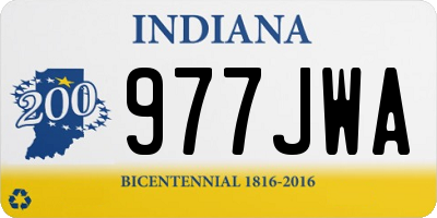 IN license plate 977JWA