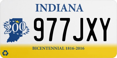 IN license plate 977JXY