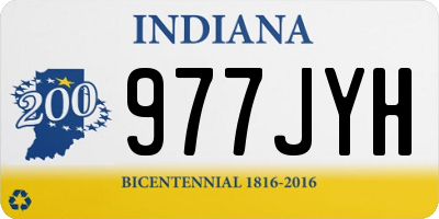 IN license plate 977JYH