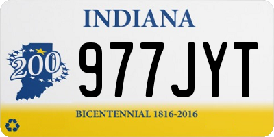 IN license plate 977JYT