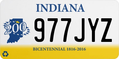 IN license plate 977JYZ
