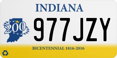IN license plate 977JZY