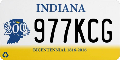IN license plate 977KCG