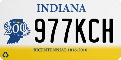 IN license plate 977KCH