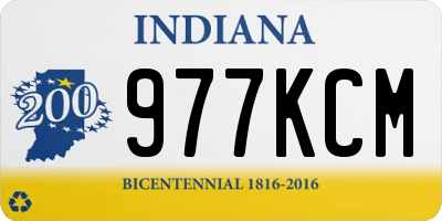 IN license plate 977KCM